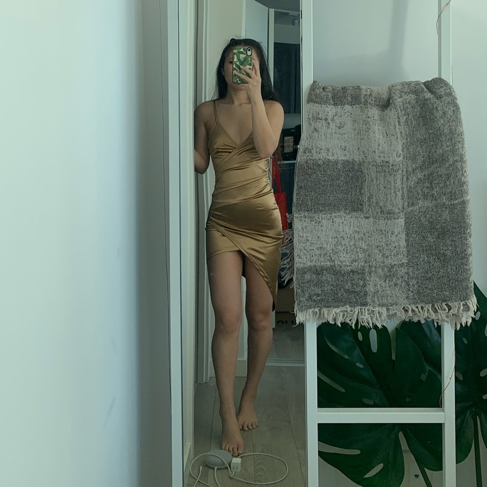BNWT FashionNova Satin Dress XS